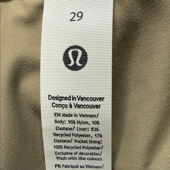 NWT Lululemon Stretch Twill Front Pleat Golf Skirt - Picture 12 of 12